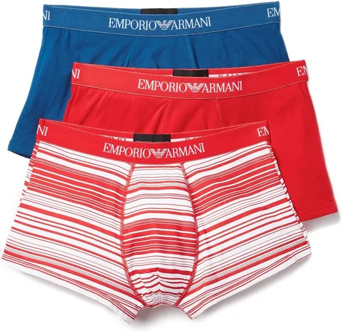 Vista 9 de Emporio Armani Troncos de algodón, paquete de 3 Negro