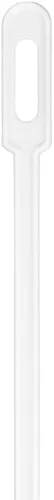 Vista 13 de Restaurantware -Agitadores de café de 5.8 pulgadas, 100 palitos desechables para remover café - Diseño único de ojo de cerradura, para bebidas Blanco