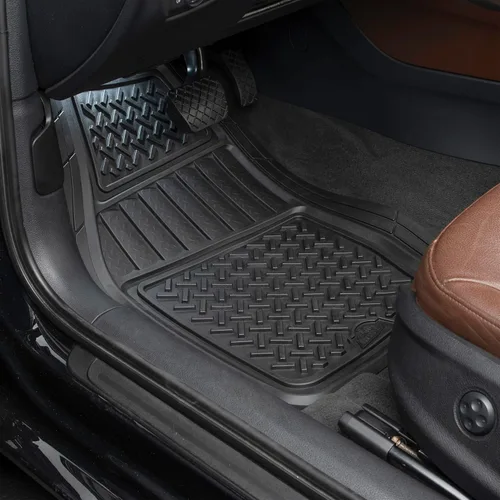 Vista 2 de Armor All 2 piezas de alfombrillas para camioneta, alfombrillas resistentes para todo tipo de clima para camionetas — Negro