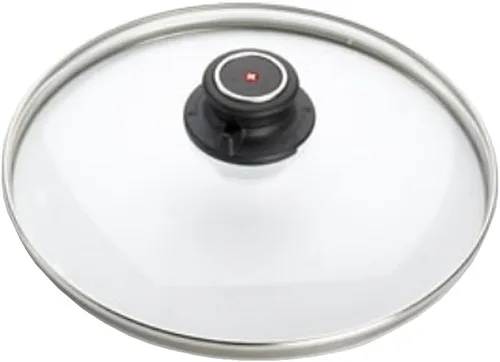 Vista 5 de Swiss Diamond Tapa de vidrio templado térmico de 10.2 in apta para lavavajillas y horno
