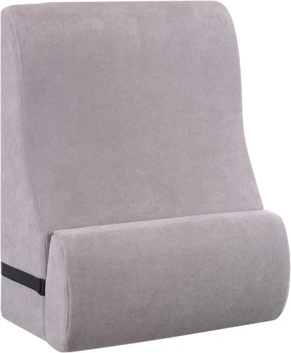 Vista 8 de Almohada de lectura para cama para adultos, almohada de cuña de espuma viscoelástica cabecero con soporte lumbar ajustable, cojín de respaldo
