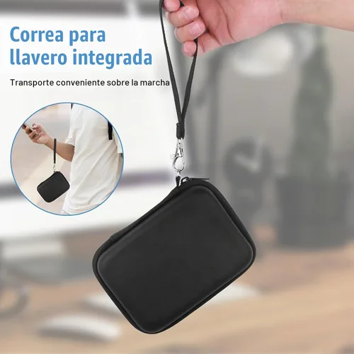 Vista 5 de Estuche para disco duro, estuche de almacenamiento protector portátil