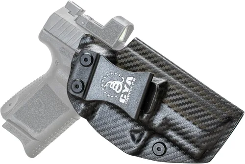 Vista 39 de CYA Supply Co. - Fundas IWB de fibra de carbono listas para ópticas - Múltiples ajustes - Compañía de veteranos - Hecho en EE. UU