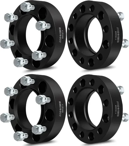 Vista 212 de SCITOO Espaciadores de rueda de 1.5 pulgadas, orificio 4x4 con adaptadores de pernos de 1/2 de 2.441 in para ClubCar Precedent para Adward 2 para EZ