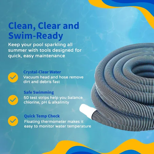 Vista 7 de Blue Wave NA394 Kit de mantenimiento grande para piscinas sobre el suelo