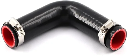 Acoplador de codo de 90 grados de manguera de silicona de goma Taukealugs de 1 1/4 pulgadas (32 mm) para intercooler de refrigerante, entrada de