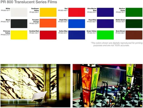 Vista 6 de Avery Dennison PR800 Translúcido Sultan Blue 672-T 6 pies x 3 pies con tarjeta de aplicación gráfica de vinilo rollo – para Cricut, Silhouette