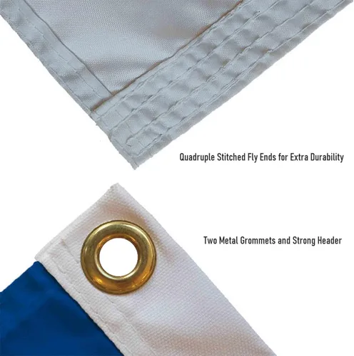 Vista 6 de WinCraft Bandera de Los Angeles Dodgers Logo Insignia de 3 x 5 pies con ojales