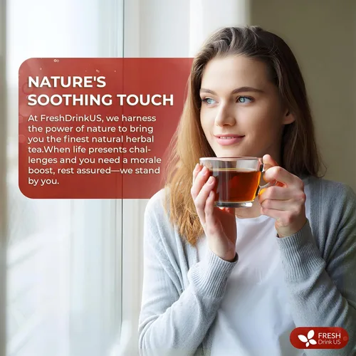 Vista 128 de FreshDrinkUS, 135 bolsas de té de jengibre y cúrcuma premium, ingredientes 100% naturales, mezcla hecha a mano de té de hierbas de cúrcuma