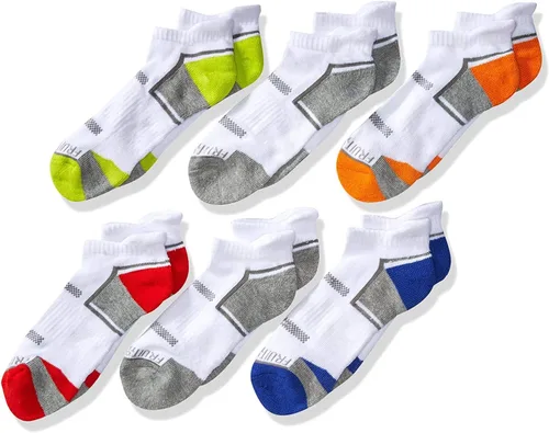 Fruit of the Loom Boys' Everyday Active Low Cut Socks (12 Pack)
