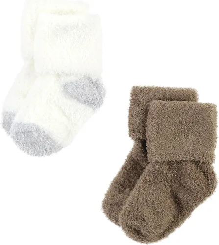 Vista 324 de Hudson Baby - Calcetines de algodón para bebés recién nacidos y Terry para niñas bebés