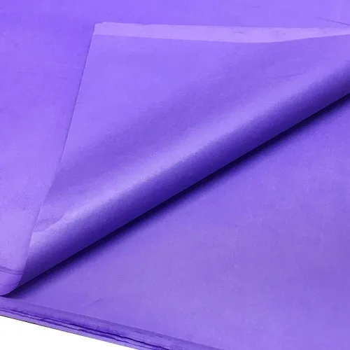 Vista 2 de Papel de seda morado lila 20" x 30" - Paquete de papel de regalo de 20 PC