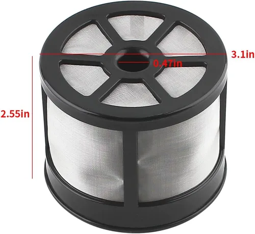 Vista 4 de Anbige Piezas de repuesto Filtro de café reutilizable para percolador, compatible con la mayoría de cafeteras eléctricas de 12 a 14 tazas