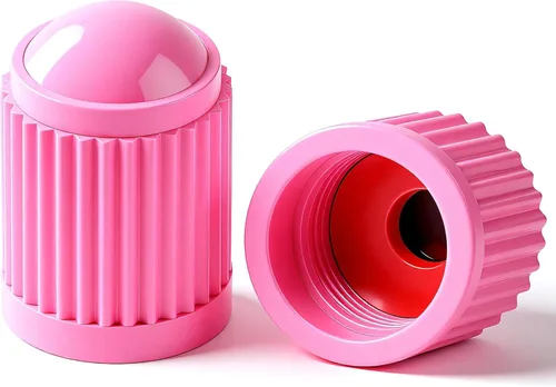 Vista 32 de 10 piezas de tapas de válvula de neumático TPMS con vástago largo, tapas de válvula de rueda de plástico negro para TPMS TR20008, tapas de vástago