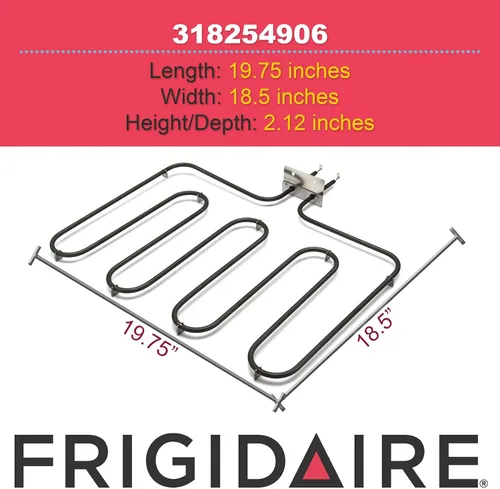Vista 3 de Frigidaire 318254906 Elemento genuino de la hornada del OEM para las gamas