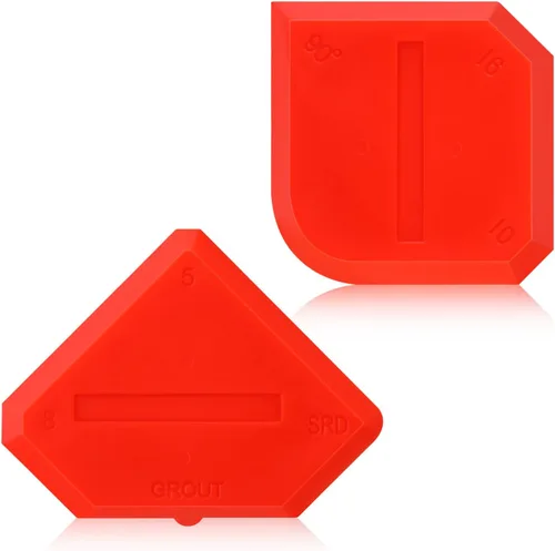 Vista 10 de Outus Set de 2 herramientas de calafateo, herramienta de sellado de silicona y lechada para baño, cocina y piso (negro)