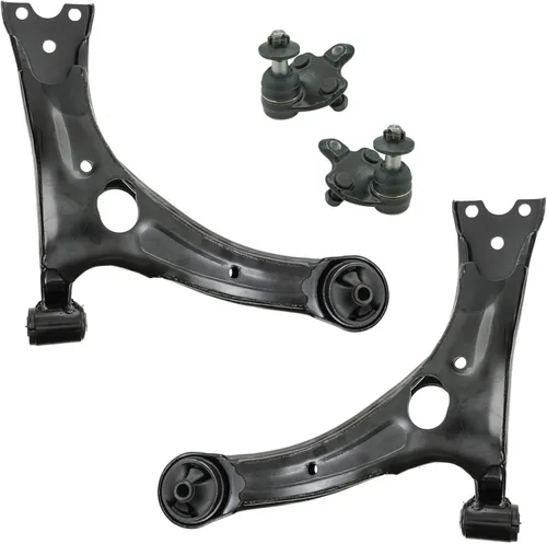 Vista 9 de TRQ Brazo de control superior e inferior del lado del conductor y del pasajero con juego de rótulas compatible con Chevrolet GMC 89-02