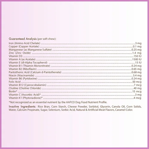 Vista 2 de Healthy Breeds Affenpinscher - Masticables blandos multivitamínicos, 60