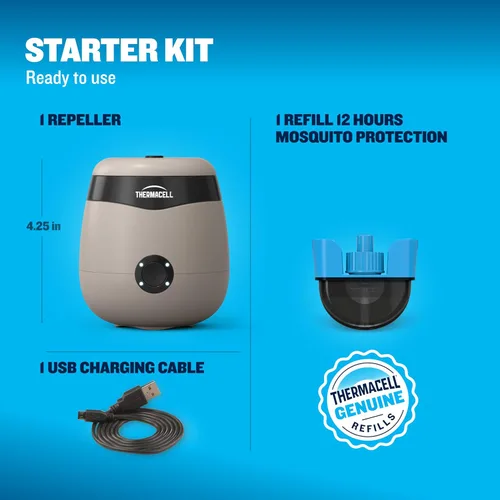 Vista 7 de Thermacell E-Series Rechargeable Mosquito Repeller with 20’ Mosquito Protection Zone; Bug Spray Alternative; Scent Free