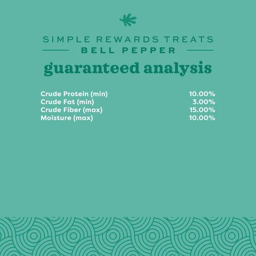 Vista 8 de Oxbow Simple Rewards Golosinas Horneadas de Pimiento Morrón, Golosinas de Conejo y Conejillo de Indias Hechas con Heno Timothy, Aperitivo Saludable
