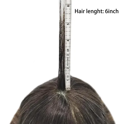 Vista 7 de Tupé para hombres, pieza de cabello humano real de encaje suizo para hombre, sistema de repuesto, piezas de cabello de poli transparente