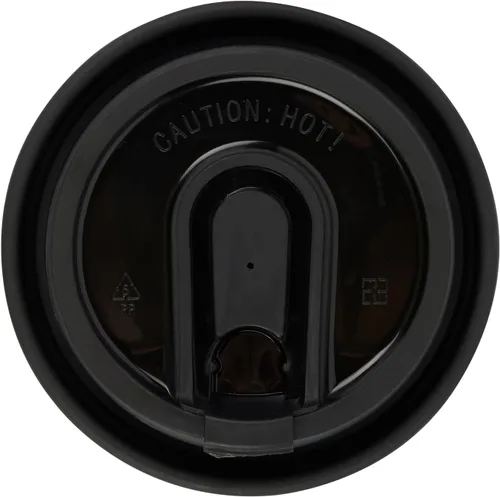 Vista 12 de Restaurantware Solo tapas: tapas Restpresso para tazas de café de papel de 8, 12, 16 y 20 onzas, 25 tapas de papel desechables con tapón Negro