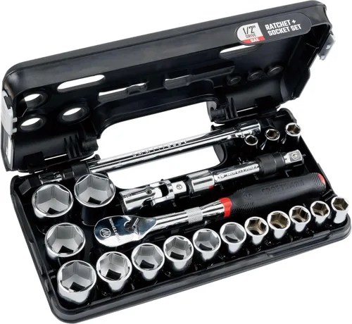Vista 9 de Juego de llaves CRAFTSMAN V-SERIES, poco profundo MM, accionamiento de 3/8 pulgadas, 18 piezas (CMMT45753V)