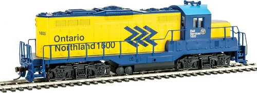Vista 2 de Walthers Trainline HO - Modelo de tren a escala, Emd Gp9m Ontario Northland 5m Gris cable de red