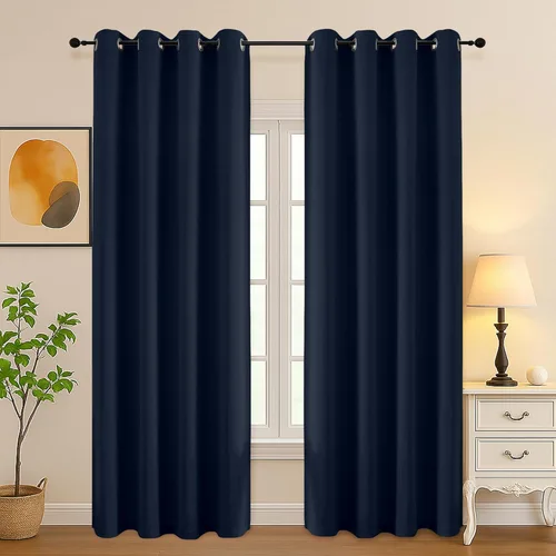 Vista 237 de Simplebrand Juego de 2 paneles de cenefa aguamarina para ventana de cocina de 14 pulgadas de largo, cortinas de oscurecimiento de habitación