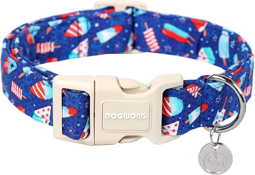 Vista 40 de Collar de perro de San Valentín, collar de perro con estampado de corazones para perros grandes, lindos collares de primavera, hembra, macho, regalo