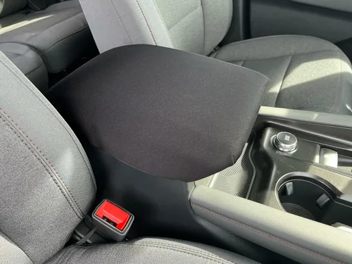 Vista 2 de Car Console Covers Plus Fabricado en Estados Unidos diseñado para Ford Explorer 2011-2024 Protector de neopreno para consola central (F15)