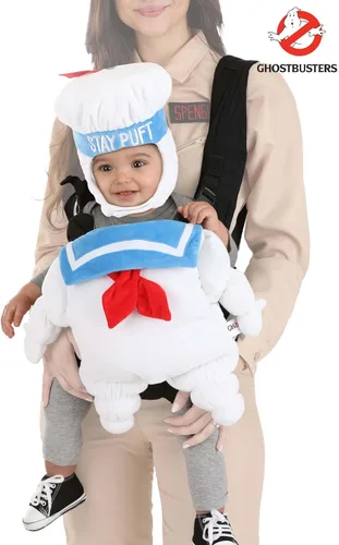 Vista 2 de Ghostbusters Personajes Portabebés Accesorios de disfraz Infant Stay Puft Marshmallow Man & Slimer Disfraces