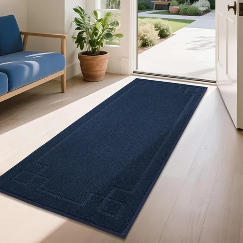 Vista 18 de BEQHAUSE Alfombra de Puerta 50,8 cm x 81,3 cm, Alfombras Antideslizantes para Entrada Interior Lavables de Bajo Perfil Absorbentes y Resistente a