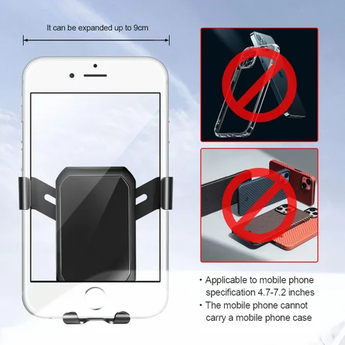 Vista 5 de Soporte de teléfono compatible con Ford Mustang 2015 2016 2017 2018 2019 2020 2021 2022, soporte de teléfono celular para tablero de automóvil