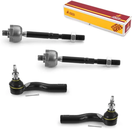 Vista 73 de Metrix Premium Chassis Parts - Kit de 4 piezas de extremos de barra de acoplamiento frontal exterior e interior compatible con Nissan Pathfinder