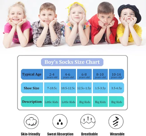 Vista 2 de Tsmollyu Boy Socks 24 Pairs Half Cushioned Low Cut Socks Ankle Athletic Cotton Socks For Little Big Kids