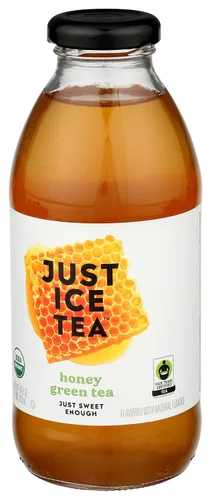 Vista 4 de Eat The Change Just Ice Tea Té verde miel orgánico, Kosher, 16 onzas líquidas (paquete de 12)