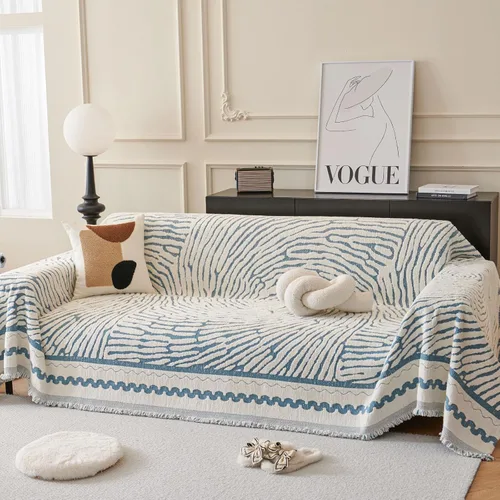 Vista 34 de ROOMLIFE Leopard Couch Cover Boho Sofa Covers for 3 Cushion Couch Washable, Furniture Protector Sofa Couch Cover for Dogs, Soft Breathable Sofa