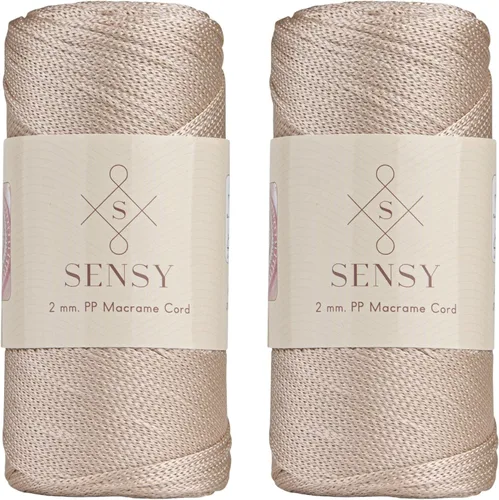 Vista 57 de Sensy Premium 2mm 229.5 metros de cuerda de poliéster 100% cordón de polipropileno Cordón de macramé 2mm Cordón para bolso de crochet Hilo