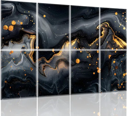 KIOSSUT Paquete de 8 paneles acústicos artísticos, paneles de pared insonorizados, paneles decorativos de amortiguación de sonido, paneles