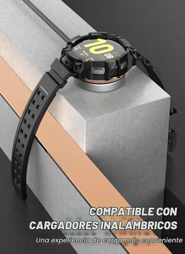 Vista 4 de SUPCASE para Samsung Galaxy Watch 6 44mm Funda con Correa (Unicorn Beetle Pro), [Anti-Scratch] [Protector de Parachoques] Funda Resistente