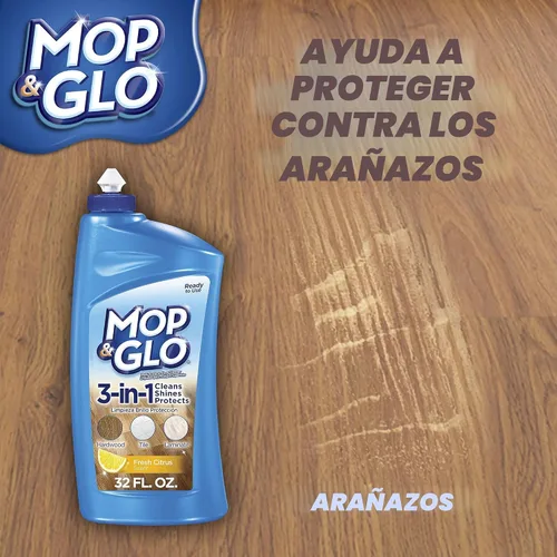 Vista 6 de Mop & Glo Multi-Surface Floor Cleaner, Fresh Citrus, 64 Oz