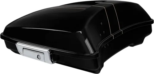 Vista 20 de Maletero de motocicleta Razor de 5.5 pulgadas con pestillo y llave compatible con Harley 2014-2025 Touring CVO Road King Street Glide Electra Glide