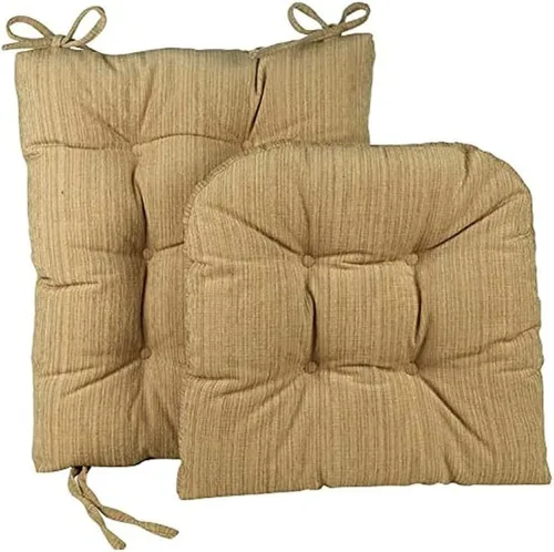 Vista 26 de Klear Vu The Gripper - Juego de cojines antideslizantes para silla mecedora con acolchado grueso, incluye almohadilla de asiento y almohada