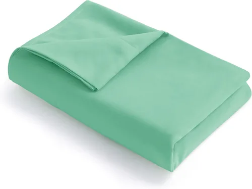 Vista 19 de FLXXIE Sábana plana individual – Solo sábana plana de microfibra cepillada – Suave y resistente a la decoloración, sin arrugas, resistente a