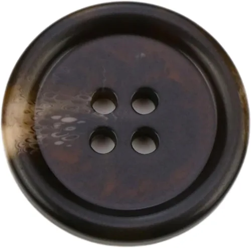 Vista 13 de 10 unidades de botones de resina de 4 agujeros, redondos con patrón plano, botones planos para coser, hallazgos favoritos, botones básicos