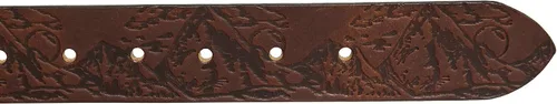 Vista 4 de Eddie Bauer Men's Casual Jean Leather Belts in Black, Brown, and Tan, Multiple Sizes