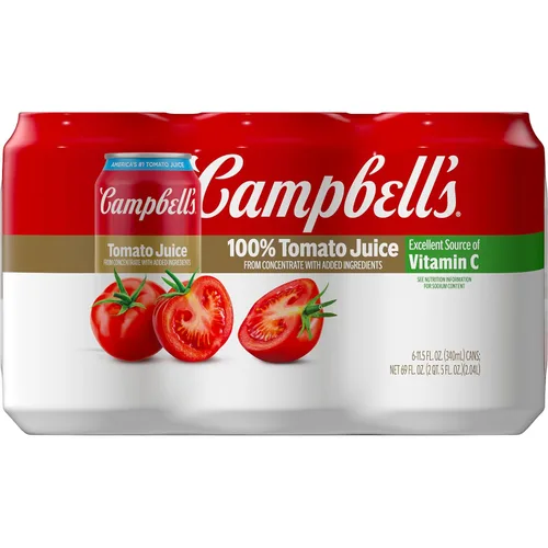 Vista 11 de Campbell's 100% jugo de tomate, lata de 11.5 fl oz