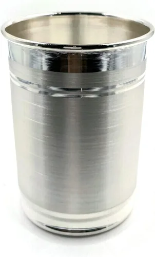 Vista 6 de Vidrio con sello de plata pura 999 - Estilo #03 (vidrio 2.75 pulgadas - 1.41 oz)