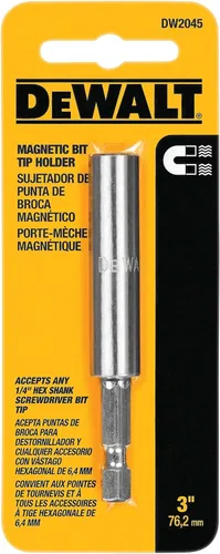 Vista 6 de DEWALT DW2045 Soporte magnético profesional de punta de broca de 3 pulgadas, paquete de 3